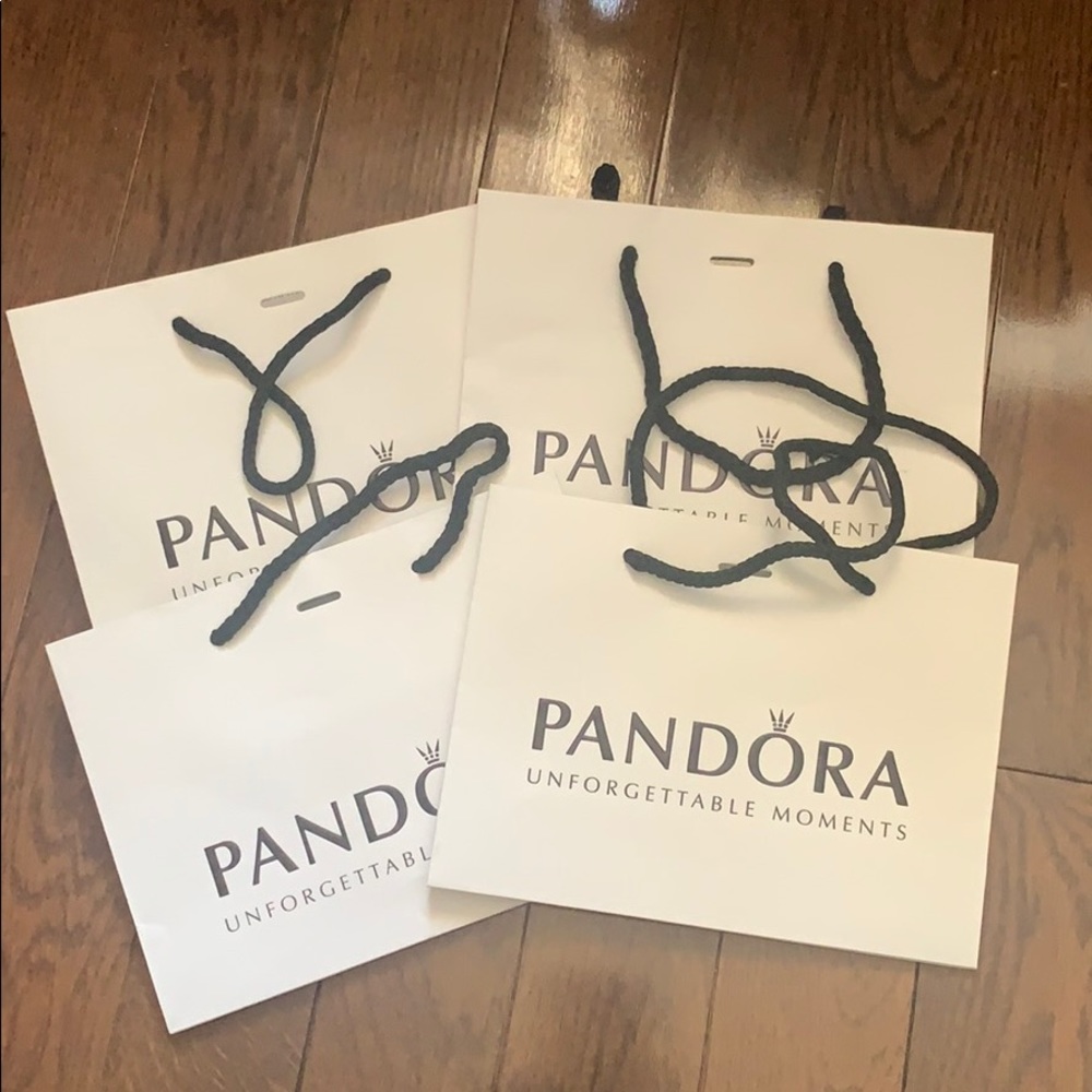 Pandora Shopping Gift Bags x4